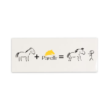 The Parelli Equation Bumper Sticker (10